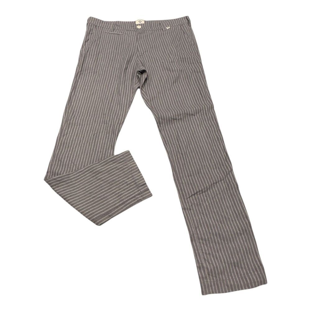 BSBEE‎ Men's Luxury Pants 100% Cotton Linen Made in Italy Upscale Exquisite